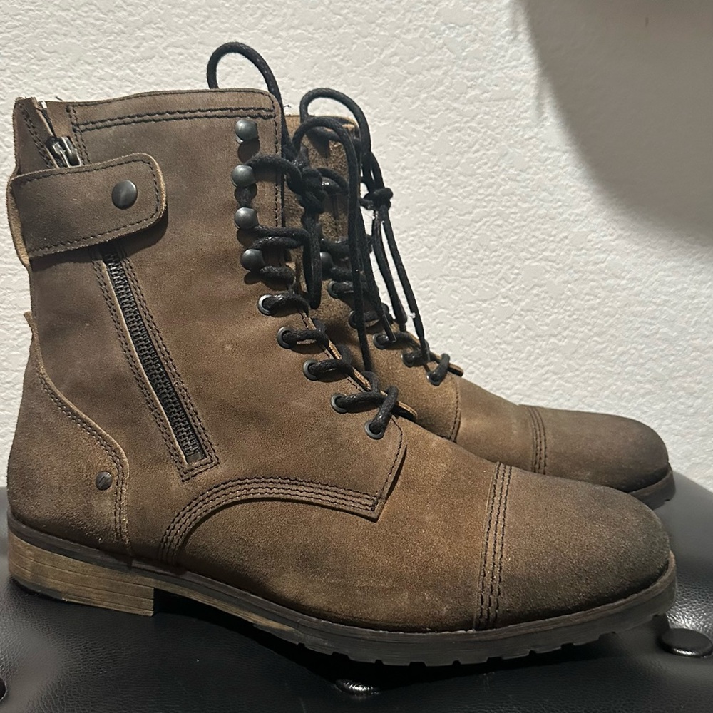 Aldo Men's Brown Lace-Up Boots